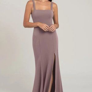 NWT Jenny Yoo Bridesmaid Dress - Jenner - Fig - Sz 8